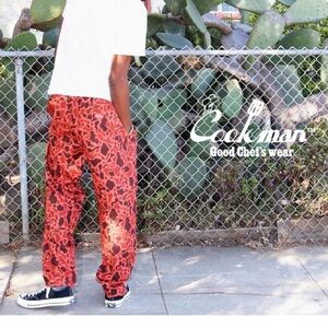 Cookman Red Camo Pants